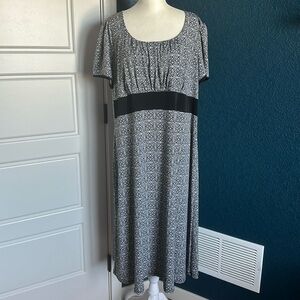 CJ Banks | Black & White Dress (NWT)